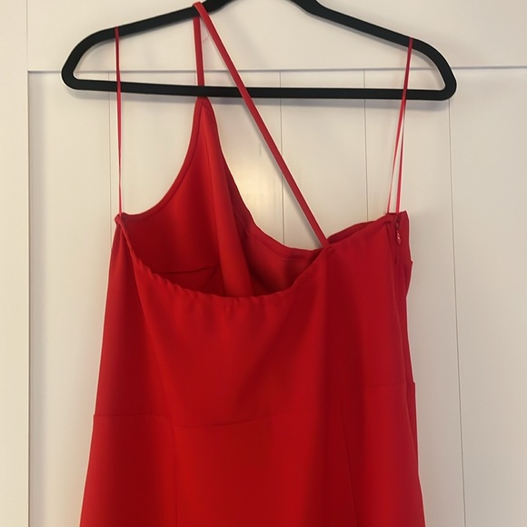 Abercrombie & Fitch Asymmetrical Red Dress - Picture 7 of 8